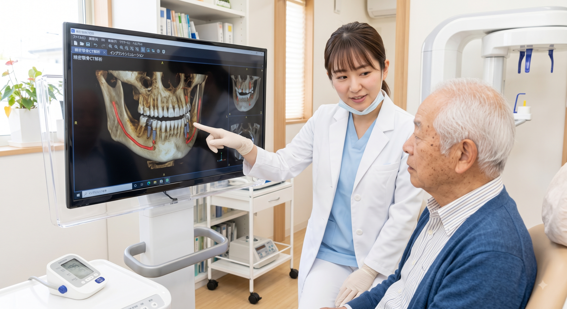 歯科用CTでの詳細な検査